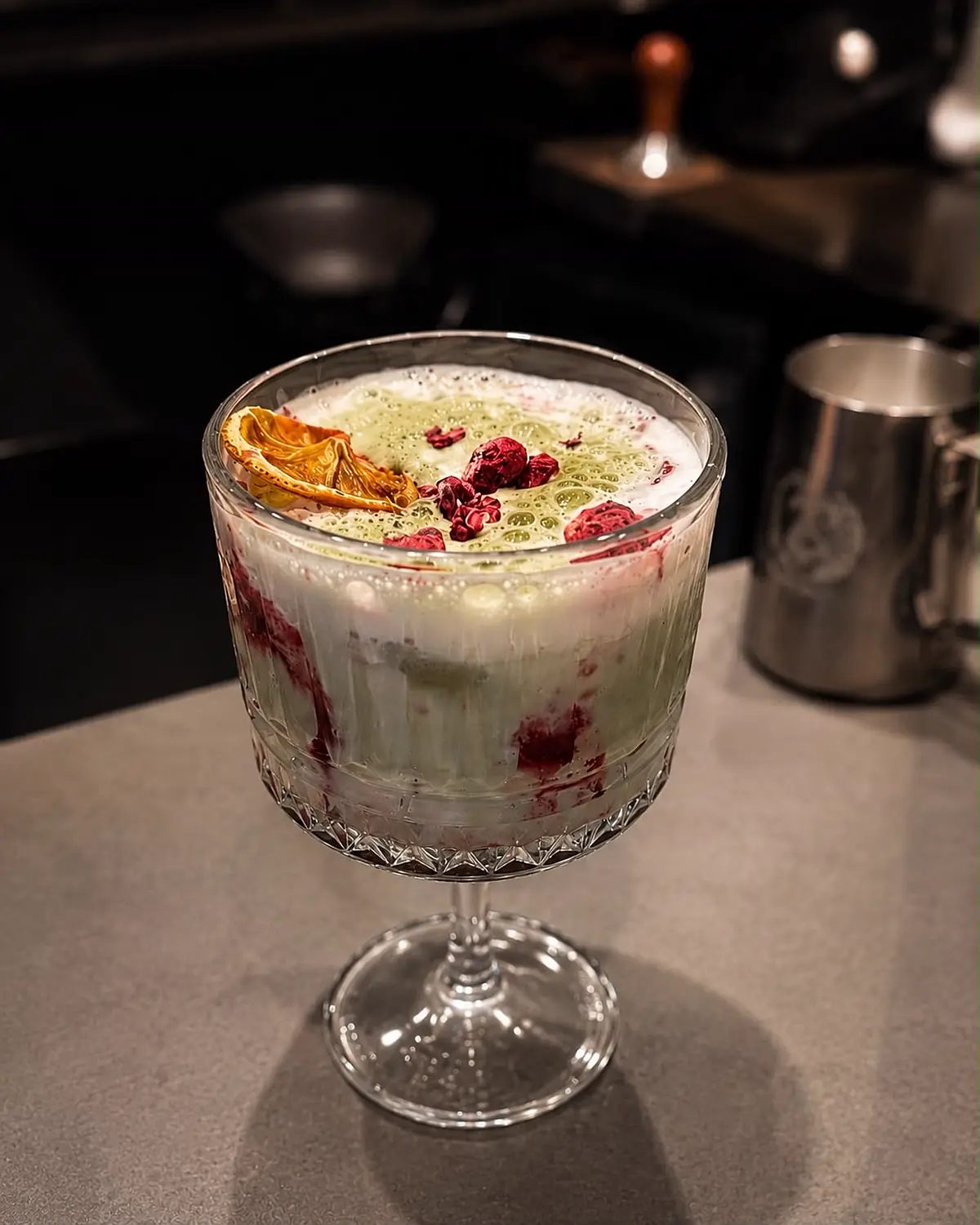 Matcha cu căpșuni